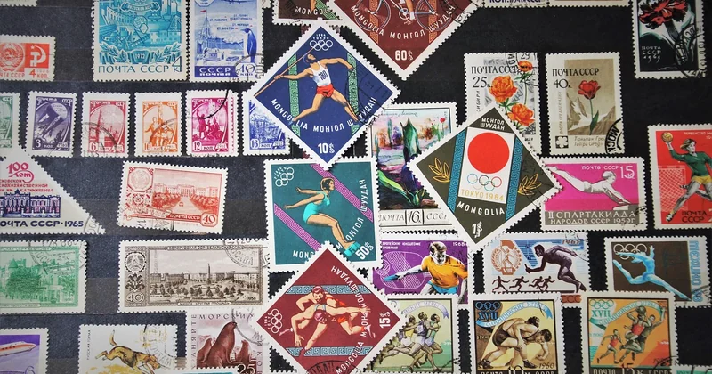 Les autres timbres : rouge, turquoise, violet